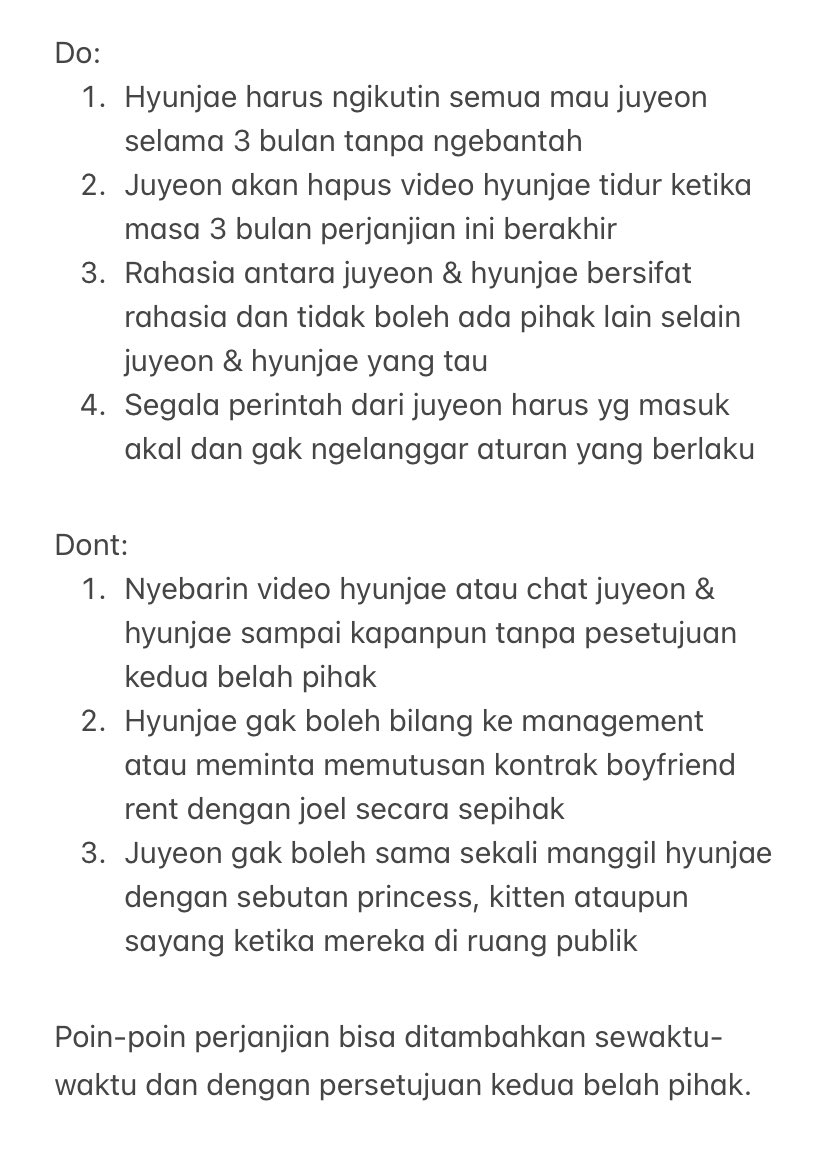 kittenjuyomi's tweet photo. Setelah debat panjang lebar yang sangat sengit. Muncul jglah do &amp; donts ini https://t.co/9TAcZcXXE0