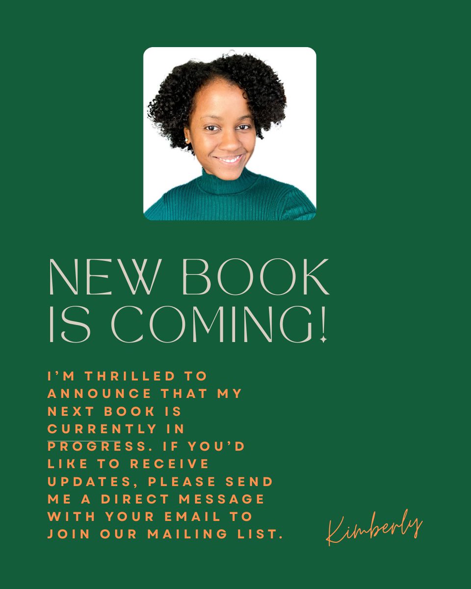 KimberlyAWrites's tweet photo. #bookannouncement #poetrybook #blackpoets #womenpoets #poemsaboutlife #poemsaboutgrief #poemsaboutlove #poemsaboutjoy #SoulfulWords #blackpoetsociety #soulfulliving #poetrylovers #poetryisnotdead #poetryisart #poetryislife #poets #poetsandwriters #poetry_addicts #poetrydaily https://t.co/Ow9uUuF2mr