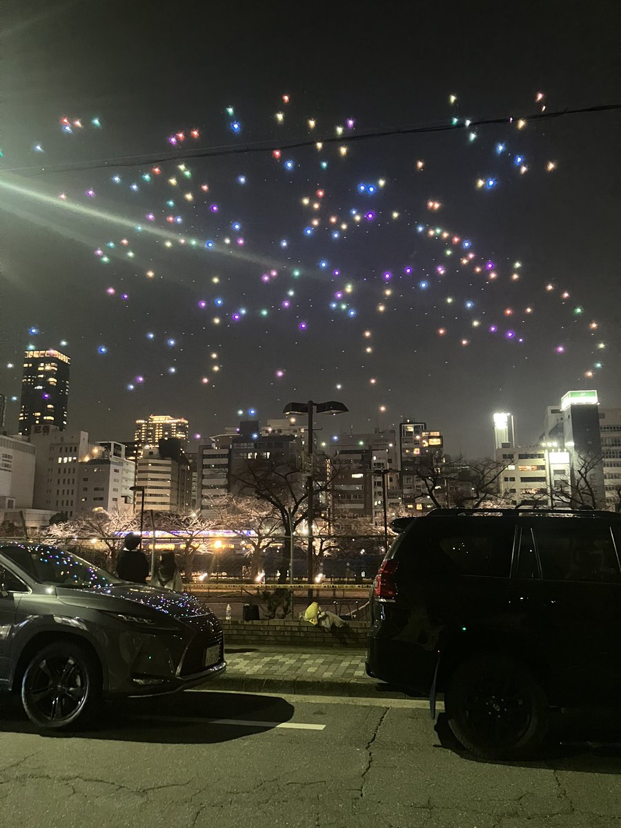 ドローンが飛んでました