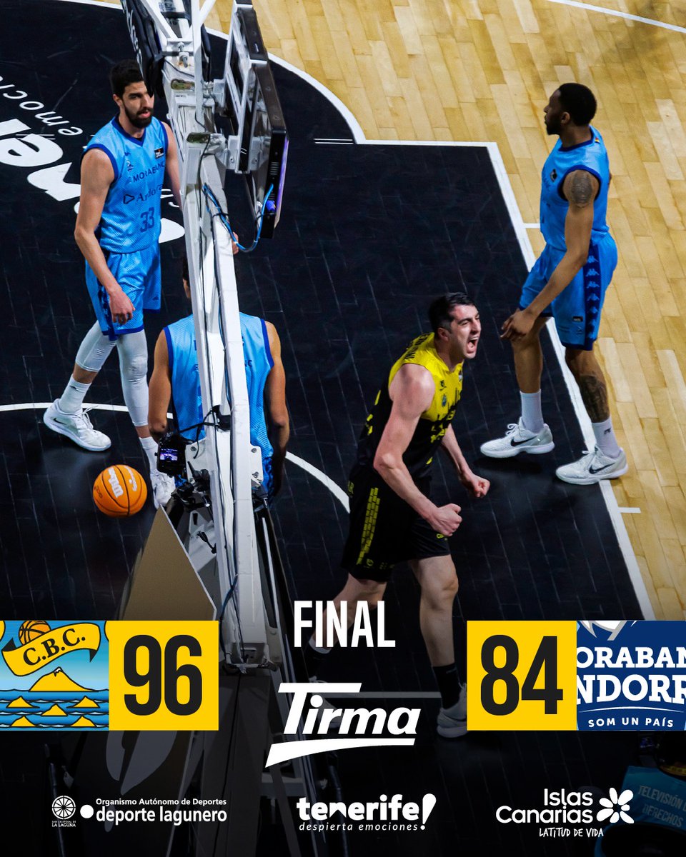 🙌 ¡Brutal lo de este equipo! 

¡Nuevo espectáculo en el Santiago Martín para sumar la decimonovena alegría liguera del curso!

💛🖤 #VamosCanarias #LaLagunaTenerife #SeLlevaDentro