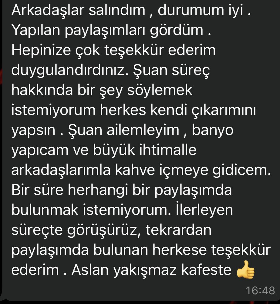 pullyen's tweet photo. Kerkin Elcan AÇIKLAMA

Destekleriniz için sonsuz teşekkürler.

ASLAN YAKIŞMAZ KAFESTE https://t.co/6JOEGbposC