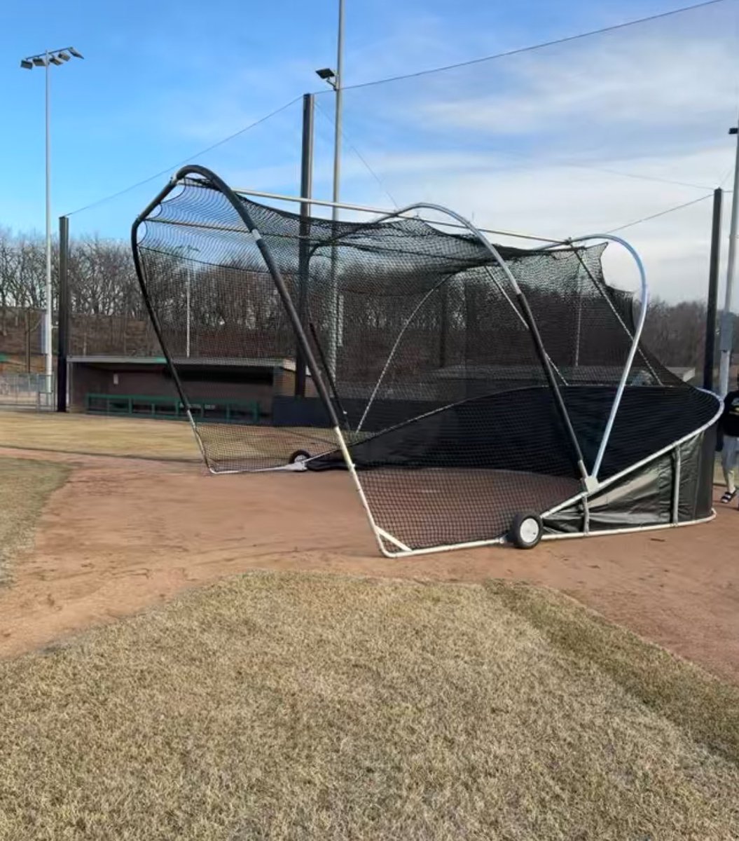 EHSBaseball9's tweet photo. Saturday was a busy day for EHS Baseball.  Program wide player and parent  meeting in the morning and hitting turtle construction in the afternoon. Is it April yet? https://t.co/wvU5nlbUrH
