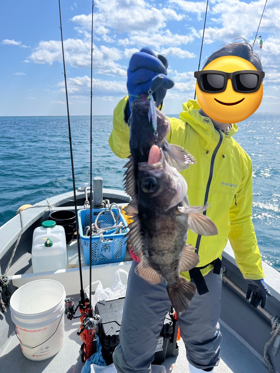 hey_fellas's tweet photo. 宮城最後の釣りは勝栄丸で！
イワシを意識しているのか結構浮いてる魚も多くて、ポイントに入れば連チャンで楽しめました😊
やっぱロックフィッシュは最高だからまた絶対乗りたい！
船長ありがとうございました🙏 https://t.co/Lcob7LrLjh