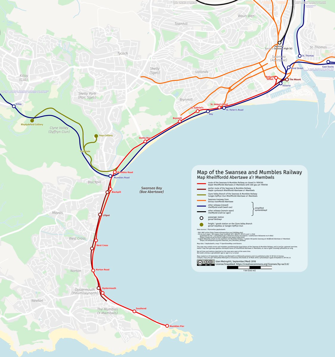 ScienceFrankOff's tweet photo. Today in tech
1807 The Swansea and Mumbles Railway, then known as the Oystermouth Railway, becomes the first passenger-carrying railway in the world. https://t.co/FsQ5QbBaQP