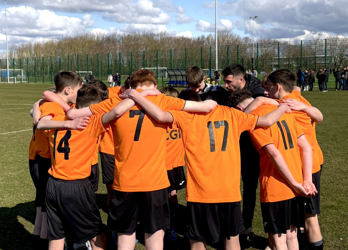 StockportSFA's tweet photo. U14: Into the North West Cup 1/4 finals for the U14s as they came from 2-0 at half time, to win on penalties against Wirral SFA! A fantastic game for spectators and some real grit showed by our side to turn the result around! Man of the Match for Ward! 🔵⚪️ #WeAreStockport https://t.co/lNZFrIRBnB