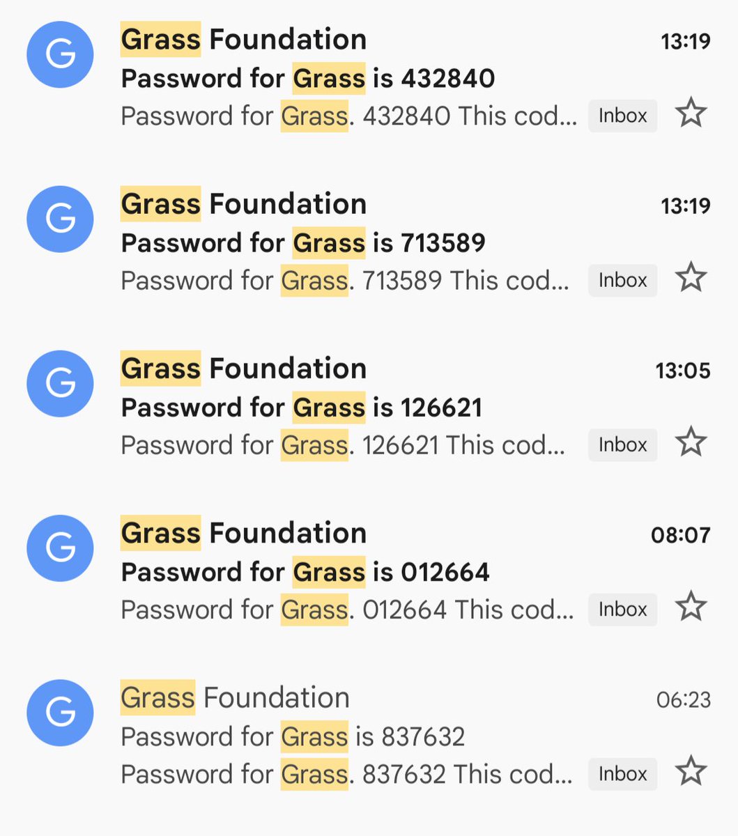 bdznft's tweet image. Any idea why I keep getting these emails @grassfdn @getgrass_io ??
It's not me requesting them.