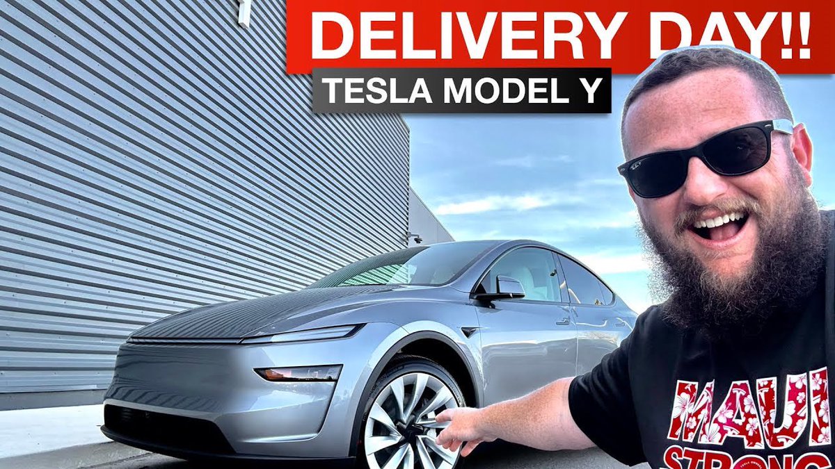 It’s here! Come take a closer look at our new Tesla Model Y!