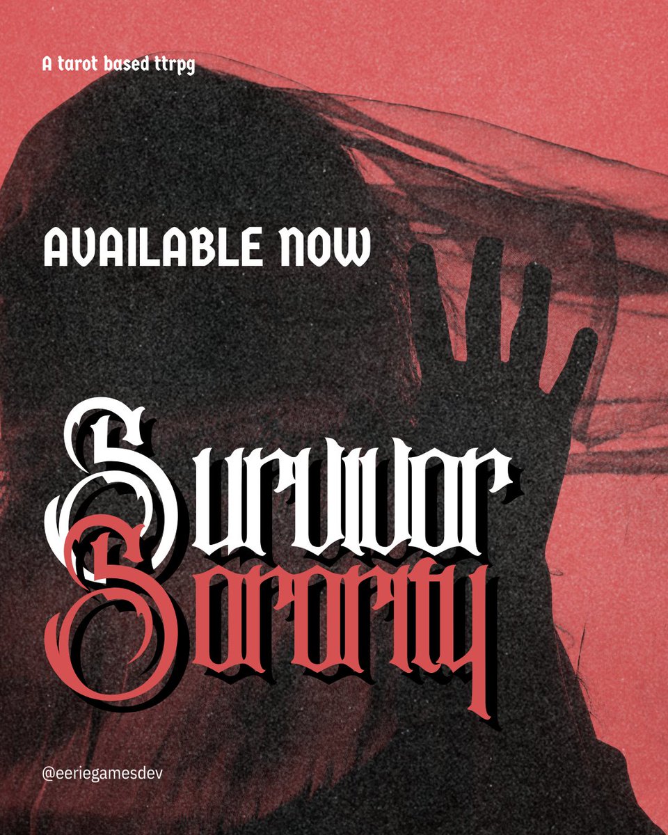 85% funded with 11 days to go! We would love to unlock some stretch goals as well so If you know someone who would love this game, tag them! Share it with your horror loving friends. Lets craft out own "Good For Her." stories together! backerkit.com/c/projects/eer…

#ttrpg #ttrpgrising