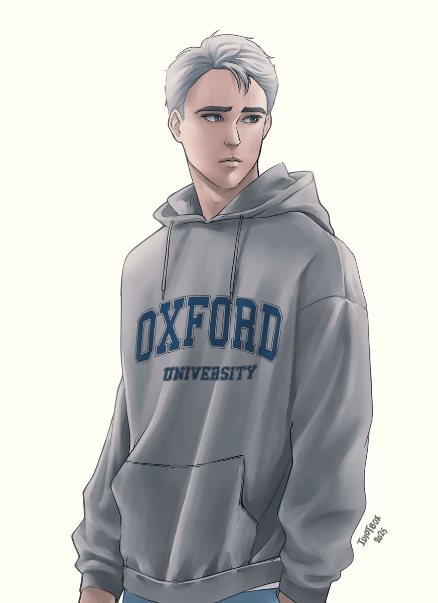 Idiotb0xx's tweet image. My take on Draco in Oxford hoodie. #manacled #DracoMalfoy #dramione #dramioneart #fanart