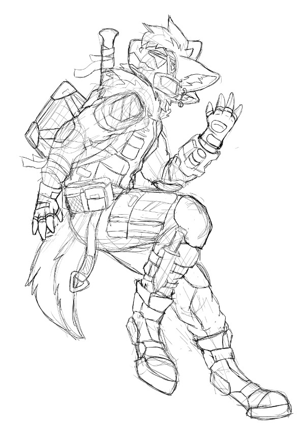 Arix_BlueWolf's tweet photo. Lil sketch :3 https://t.co/bK6YD4JHNy