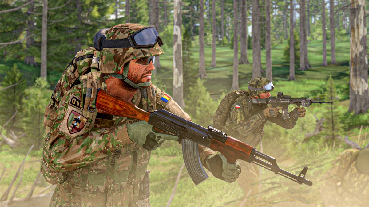 Romanian and Polish soldiers fighting together in the dense forests of Romania.

#ArmA #ArmAScreenshots #ArmAScreenshot #ArmAPlatform #ArmAPhotography #ArmA3 #Arma3Screenshots #ThoughtlesslyArmaScreenshot