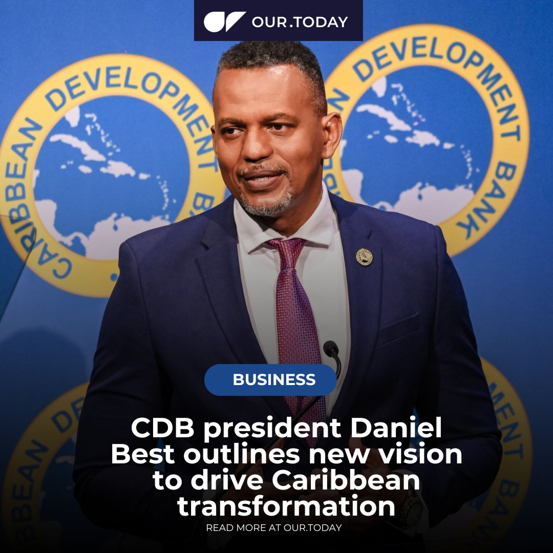 Our_Today_News's tweet image. President Daniel Best underscored the urgency of tackling the Caribbean’s development challenges

Read more:
bit.ly/4iTEZCZ
⁠
Photo: Contributed
⁠
Follow us:⁠
FB: facebook.com/our.today.news⁠
YT: OurToday⁠
IG: @our.today
⁠
#OTBusiness #CaribbeanDevelopmentBank