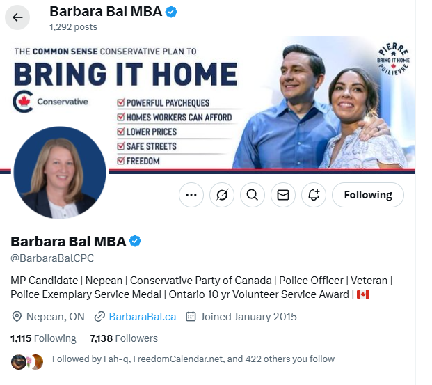 Martyupnorth's tweet image. This is Carney's opponent in Napean.  Give her a follow and support.

@BarbaraBalCPC