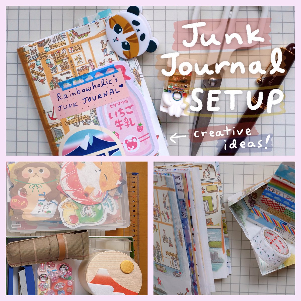 *NEW VIDEO* Making A Junk Journal From Scratch💡 ジャンクジャーナルをゼロから作ろう 🗑️ ➡️ ✨📓✨
ENJOOY: youtu.be/usRvnn6oL9A