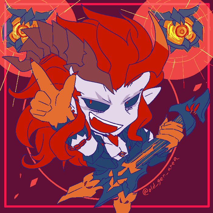 old_gen_area's tweet photo. バフと英雄/+5分　#AFK版深夜のお絵描き60分一本勝負 https://t.co/xHAwH9fps8