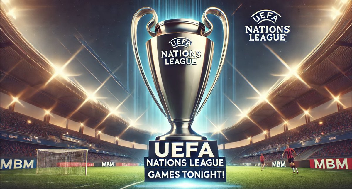 MatchBetsMore's tweet photo. 🚀 Another huge night of football ahead! UEFA Nations League action —MBM is ready to find the best opportunities! Don't miss out! 💰🔥 https://t.co/5jDQemJ0m2