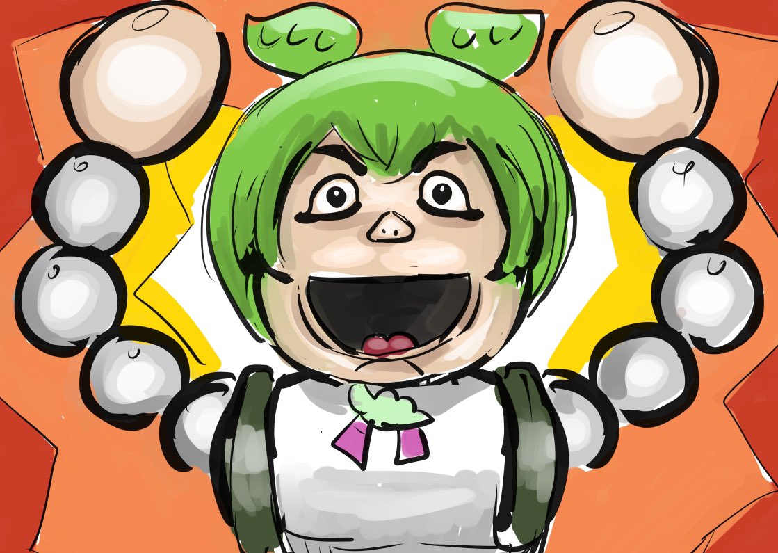 ずんだもん 「」|まんさきのイラスト