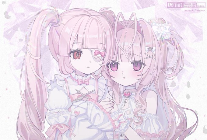 🤍🩷 commission #Skeb 