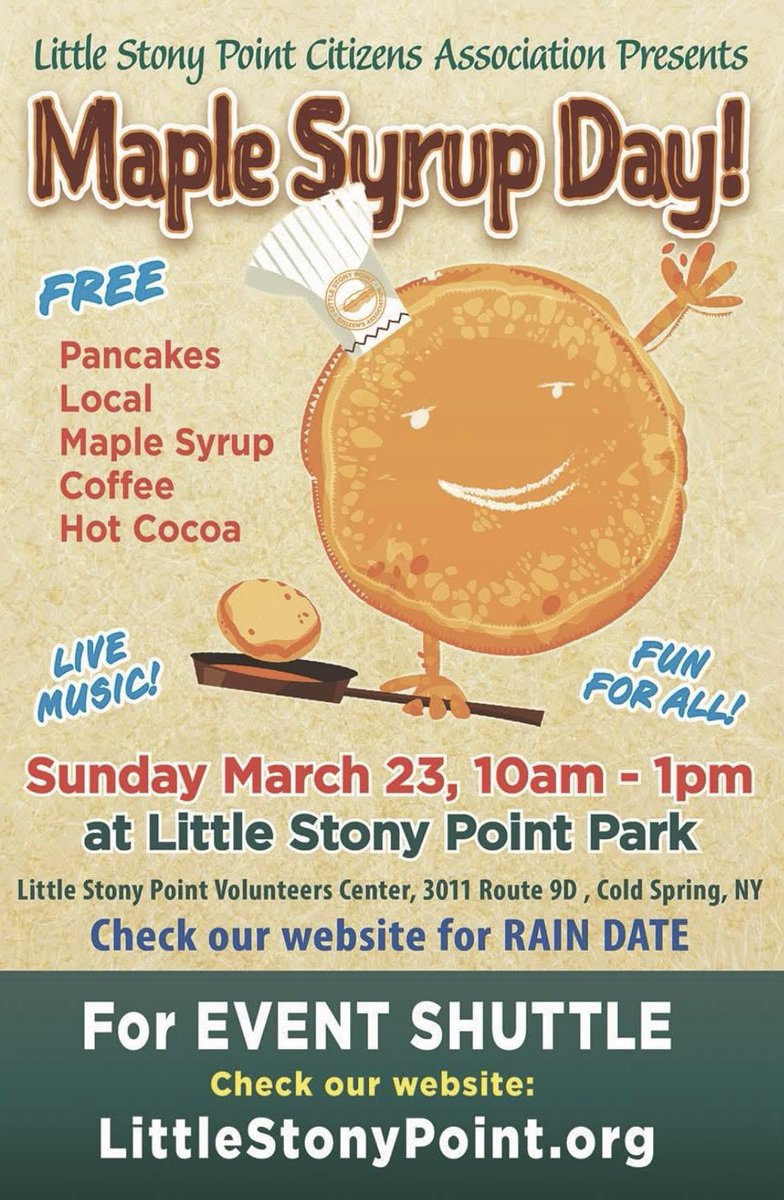 Byrne4NY's tweet image. Getting read for #MapleSyrupDay! 

At the Cold Spring Train Station waiting for our free Trolley ride, courtesy of Putnam County Government and Putnam County Tourism to attend Little Stony Point Citizens Association’s Maple Syrup Day event!

Learn more about the event at…