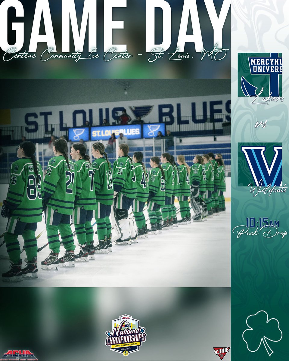 🚨 Game 3 🚨
🆚 Villanova University
📍 Centene Community Ice Center
⏱️ 10:15am CST
🔗 FloHockey
⚓️☘️ #RiseAndRepeat