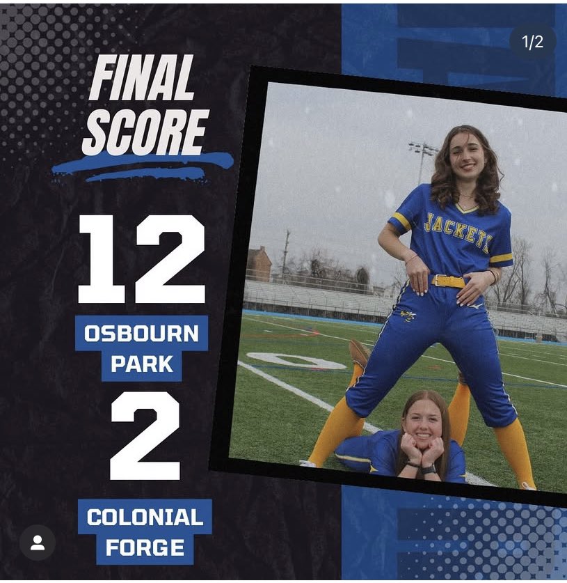 OsbournParkSoftball (@osbournparksb) on Twitter photo Fun win Friday!
The offense w/ 20 H <a href="/MadiMozingo2028/">Madison Mozingo</a> with the win, <a href="/jennawilson2026/">Jenna Wilson</a> had a HR, and <a href="/LizzyWill2028/">Lizzy Williams</a> with a 2B to end it
Games this week:
Mon v Woodgrove
Wed @ Paul VI
Fri v Battlefield
Get out and support your Yellow Jackets <a href="/OPJackets/">OPHS Athletics and Activities</a> <a href="/OsbournParkHS/">OPHS</a> <a href="/OPBoosters/">OPHS Yellow Jacket Athletic Boosters</a> Fun win Friday!
The offense w/ 20 H <a href="/MadiMozingo2028/">Madison Mozingo</a> with the win, <a href="/jennawilson2026/">Jenna Wilson</a> had a HR, and <a href="/LizzyWill2028/">Lizzy Williams</a> with a 2B to end it
Games this week:
Mon v Woodgrove
Wed @ Paul VI
Fri v Battlefield
Get out and support your Yellow Jackets <a href="/OPJackets/">OPHS Athletics and Activities</a> <a href="/OsbournParkHS/">OPHS</a> <a href="/OPBoosters/">OPHS Yellow Jacket Athletic Boosters</a>