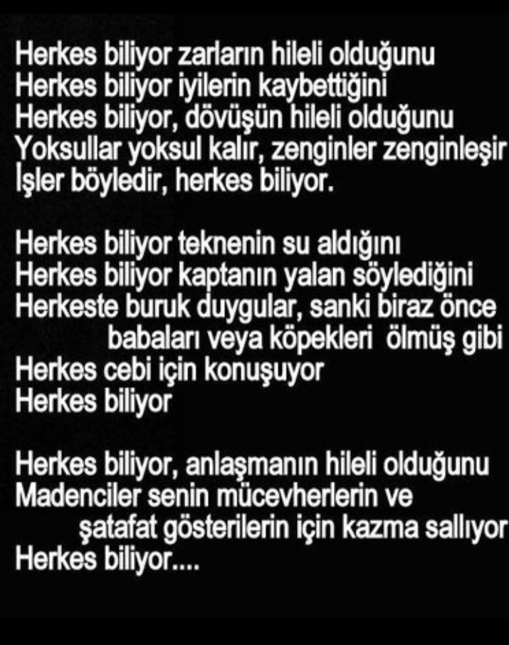 Kendileri de biliyor. Yandaşları da biliyor.