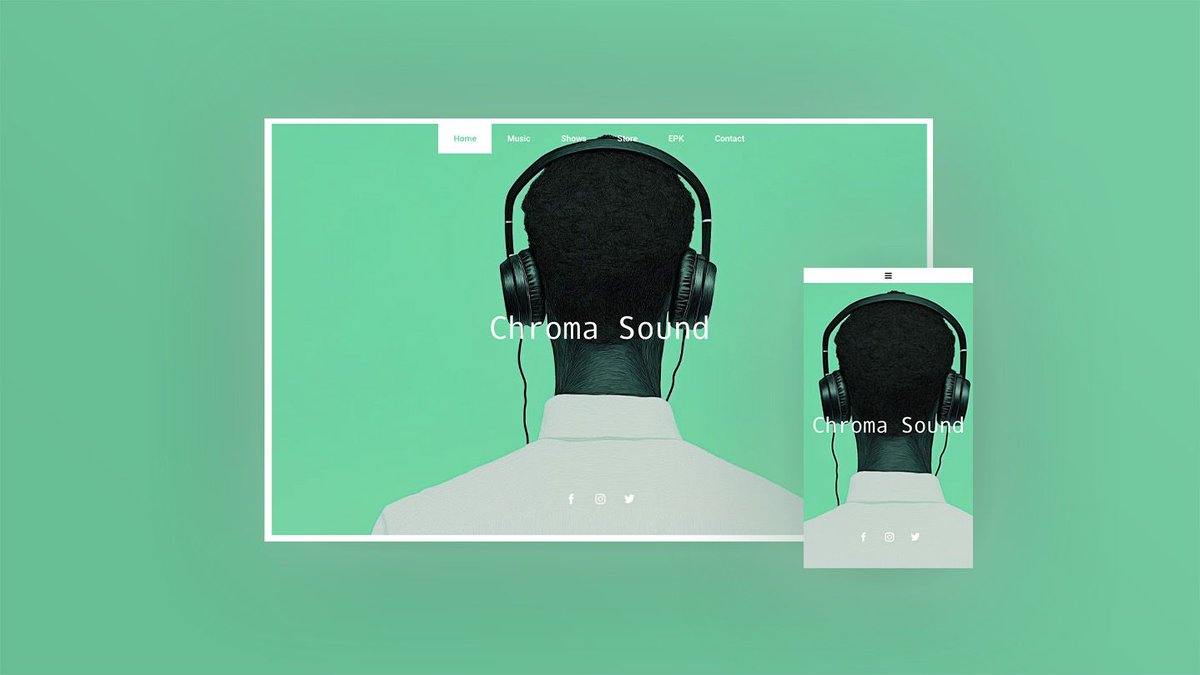 Introducing 10 new bold and minimal website design templates for you to showcase and sell your music -&gt; shorturl.at/RMDeR 

#MusicMarketing #indiemusician #americana #edm #bluesmusic #bluesrock #rocknroll #beatmaker