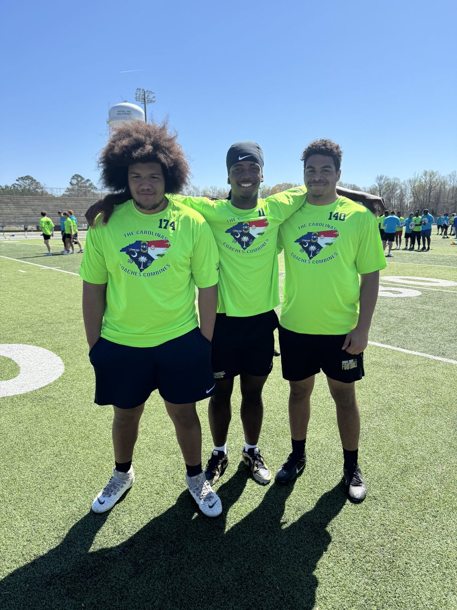 Gator Football (@gcgatorfootball) on Twitter photo The guys got in good work and put up good numbers this morning.
Thank you <a href="/CoachesCombines/">Carolinas Coaches Combine</a> for a great event. The guys got in good work and put up good numbers this morning.
Thank you <a href="/CoachesCombines/">Carolinas Coaches Combine</a> for a great event.