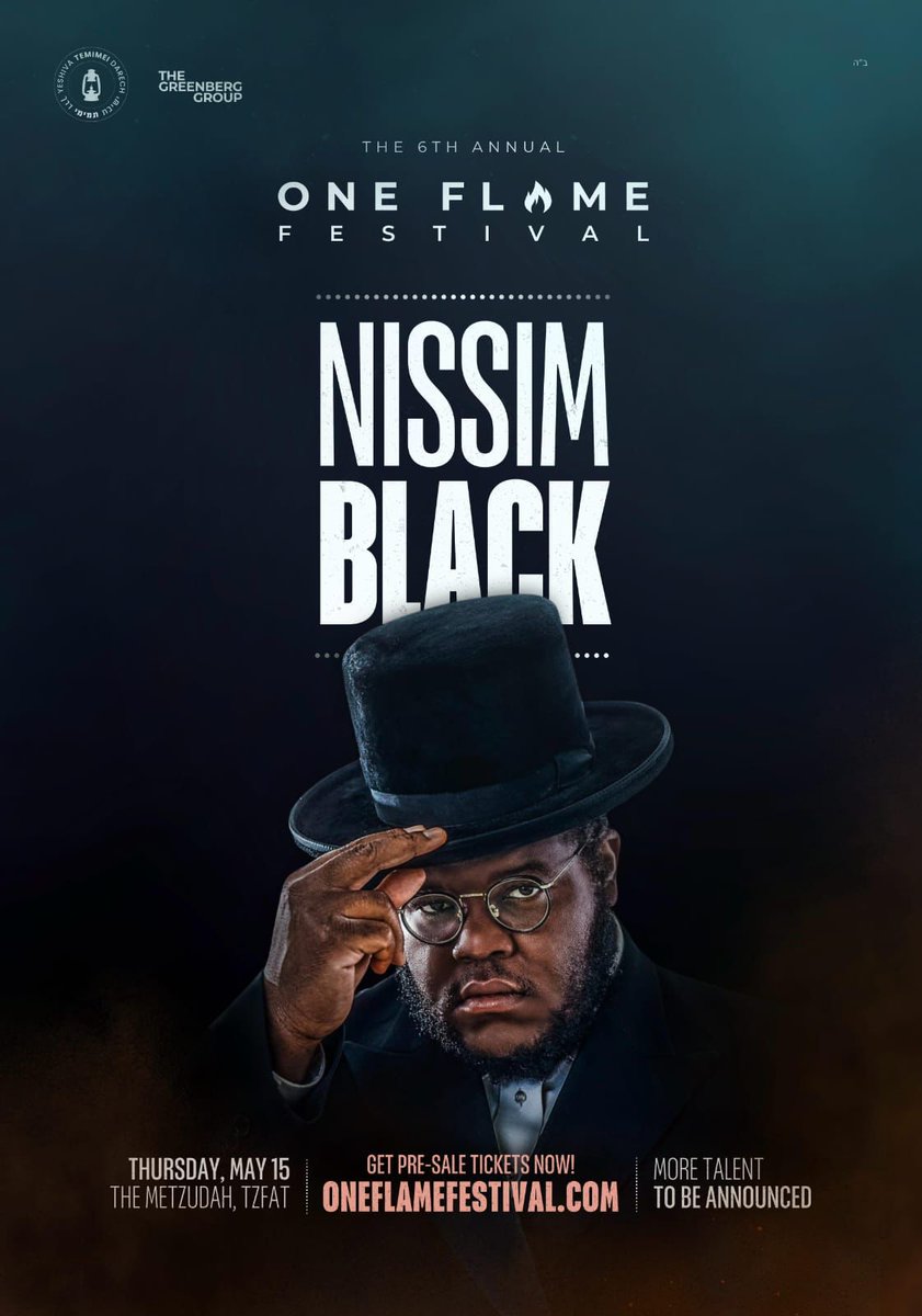 UnityInspiresProject (@goldsmitheli) on Twitter photo One Flame 🔥 Festival - Nissim Black - Get Your Tickets Now Lag Bomer Night 🔥 OneFlameFestival.com <a href="/nissimblack/">Nissim Black</a> instagram.com/p/DHh8AZctu_0/
#oneflamefestival 🔥#lagbomer #nissimblack #booknow DM #unitybookings unityinspireprojects.com/musicians/ One Flame 🔥 Festival - Nissim Black - Get Your Tickets Now Lag Bomer Night 🔥 OneFlameFestival.com <a href="/nissimblack/">Nissim Black</a> instagram.com/p/DHh8AZctu_0/
#oneflamefestival 🔥#lagbomer #nissimblack #booknow DM #unitybookings unityinspireprojects.com/musicians/