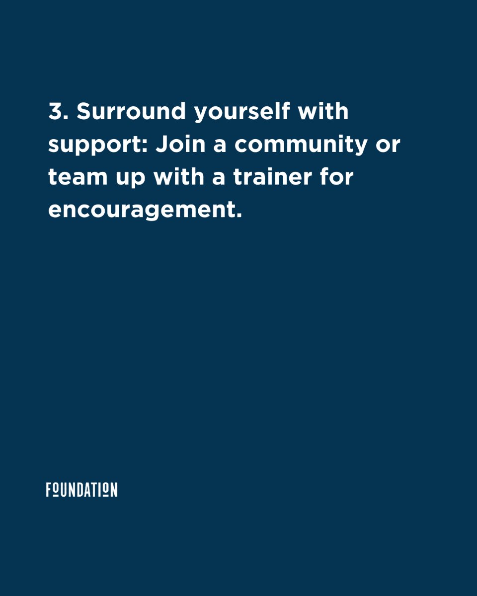 foundation_gym's tweet photo. Struggling to find the motivation to prioritise your fitness this year? Here are 3 powerful ways to kickstart your journey in 2025. https://t.co/v6uQxGWnfN