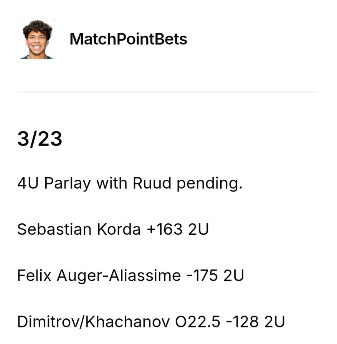 allcappersfreee's tweet image. #cashitbaby
#Matchpointbets
#newmarktennis🔥