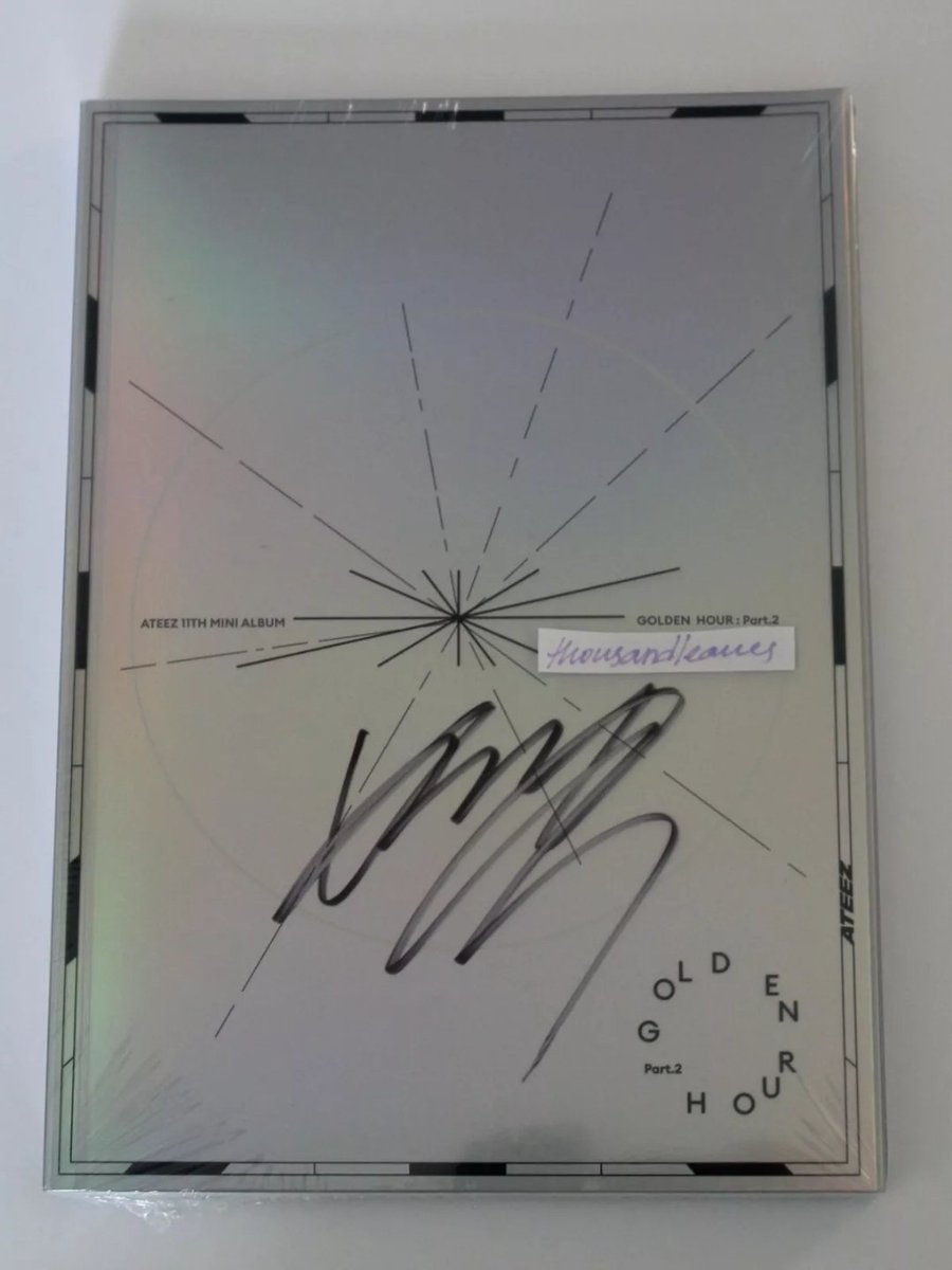 Thousandleavess's tweet photo. WTS || ATEEZ Yeosang GOLDEN HOUR PT.2 (TO ver. US Hello82) SIGNED + SEALED

Price
TL Shop: $105
Ebay: $115

*WW shipping; free for USA

Visit:
~https://t.co/PXp84pddFI
~https://t.co/MHjXMidyOe

#ATEEZ #에이티즈 #YEOSANG #여상 #ATEEZ_Seoul_Tour #AteezInSeoul #ATINY #ATEEZ交換 https://t.co/Bh9eNf4rv6