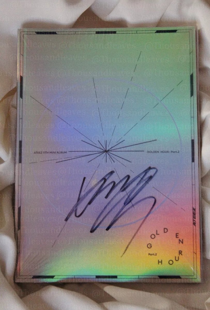 Thousandleavess's tweet photo. WTS || ATEEZ Yeosang GOLDEN HOUR PT.2 (TO ver. US Hello82) SIGNED + SEALED

Price
TL Shop: $105
Ebay: $115

*WW shipping; free for USA

Visit:
~https://t.co/PXp84pddFI
~https://t.co/MHjXMidyOe

#ATEEZ #에이티즈 #YEOSANG #여상 #ATEEZ_Seoul_Tour #AteezInSeoul #ATINY #ATEEZ交換 https://t.co/Bh9eNf4rv6
