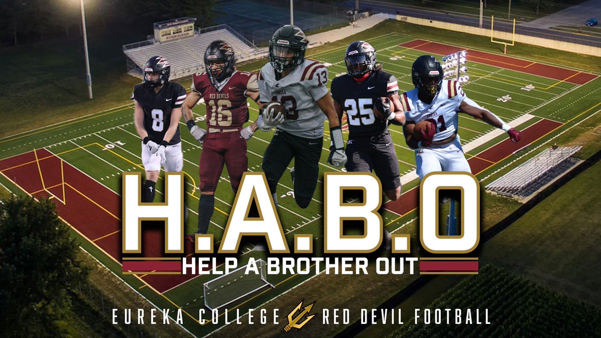 🚨 Calling all 2025 HS football graduates! 🚨  
                      Looking for a home?! 🏈  

Eureka College = Family, Grit, Red Devil pride.

Join a program where culture meets competition.  🔥

📍 #EurekaCollegeFootball  
📩 DM us to learn more!  

#HABO #RedDevilFootball