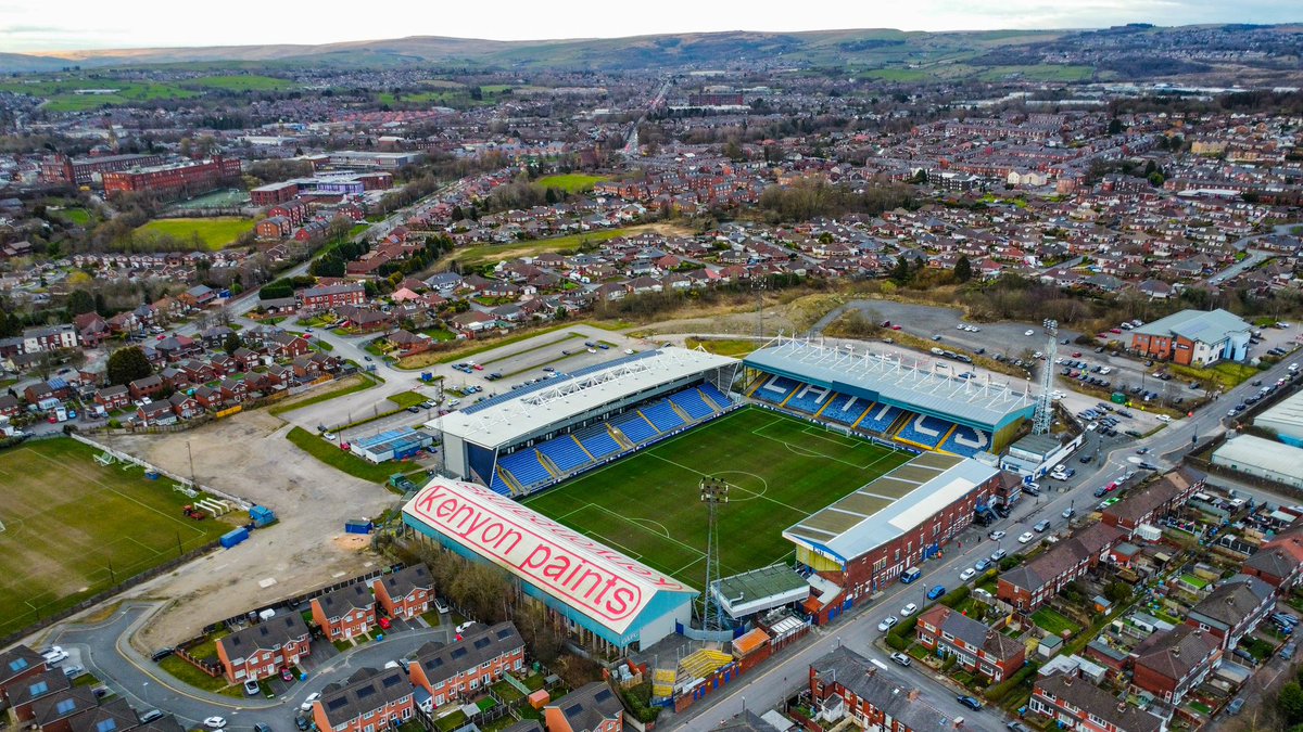 nsmphotographs's tweet image. ππΈ Taking the drone above Boundary Park is always good fun! #oafc