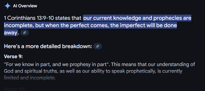 binxbtc's tweet photo. @CyprusAMarks @Ucheyyy2 1 Corinthians 13:9-10 in my understanding simply means that no one knows the entire truth unless you are a prophet. Are you a prophet? I know I'm not. I have NEVER heard a JW say they don't accept Christ. But my individual experiences are different from yours right? https://t.co/YCMEU7bnoq