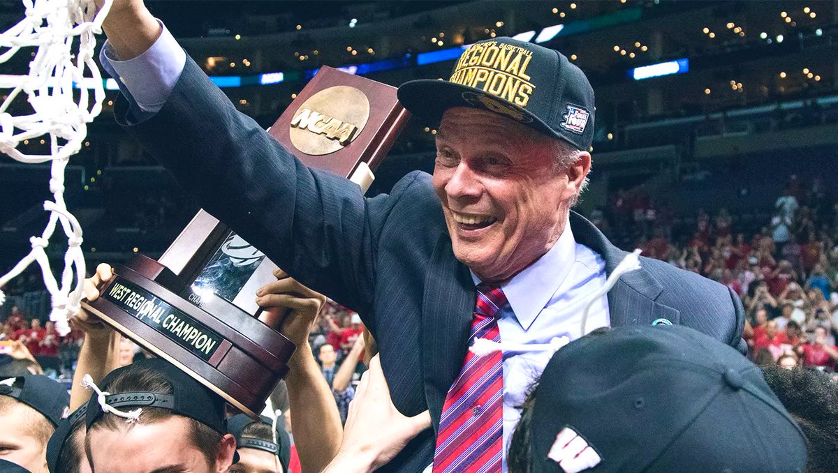 Badgers fans, just so we’re crystal clear: Our vision is and always has been for Wisconsin to cut down the nets and hoist the NCAA Tournament Championship Trophy. Some may think it will never happen, Bo Ryan showed us it’s possible. 

#OnWisconsinForever