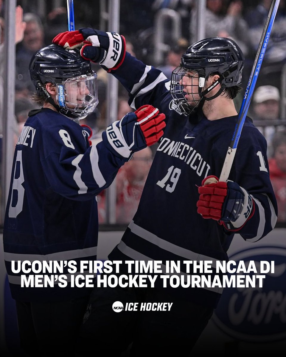 NCAA Ice Hockey (@ncaaicehockey) on Twitter photo For the first time in school history, <a href="/UConnMHOC/">UConn Men's Hockey</a> is headed to the NCAA DI Men's Hockey Tournament!
#NCAAHockey For the first time in school history, <a href="/UConnMHOC/">UConn Men's Hockey</a> is headed to the NCAA DI Men's Hockey Tournament!
#NCAAHockey