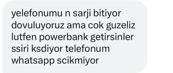 ANKARA’YA ACİL POWERBANK DESTEĞİ LÜTFEN