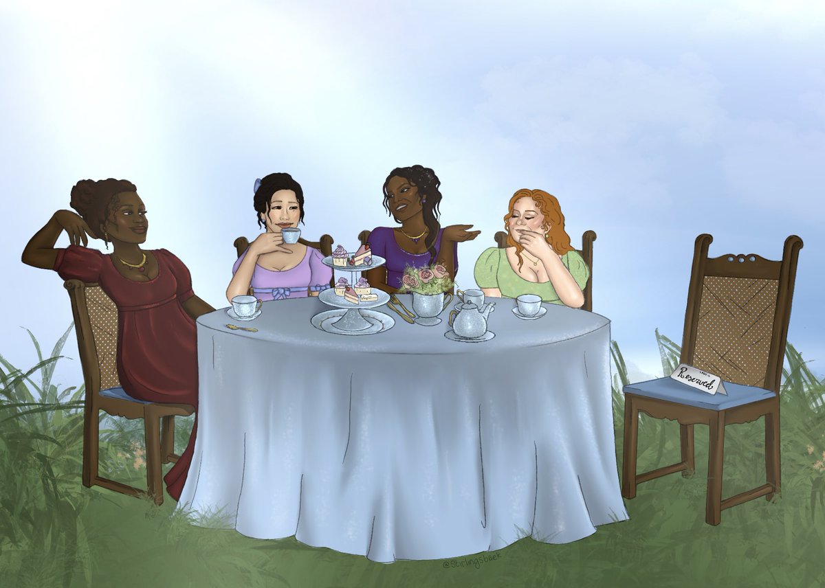 stirlingsbaek's tweet image. bridgerton wives club 🐝🍰🌥️