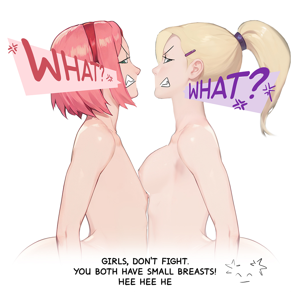 CDEKO22's tweet photo. BREAS SIZE. comics. Sakura vs Ino (18+) https://t.co/luymoCmlJB