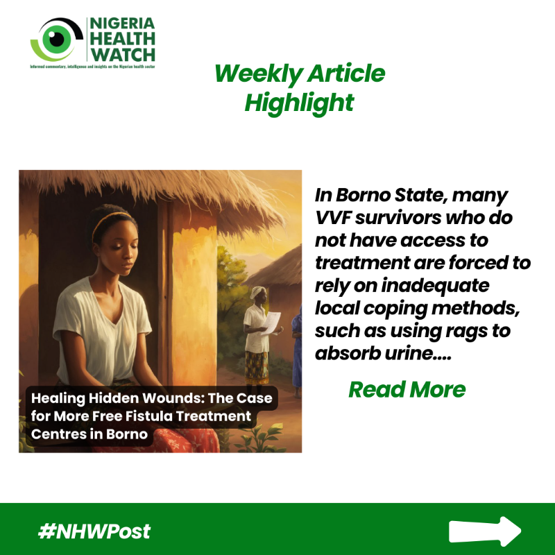 nighealthwatch's tweet photo. Every week, we publish thought-provoking pieces through #NHWPost, #NHWTorchlight, and #NHWTorchlightAfrica series, exploring health issues across Nigeria and Africa.
Missed this week’s editions? Our Weekly Article Highlight is here to catch you up! Click to read!