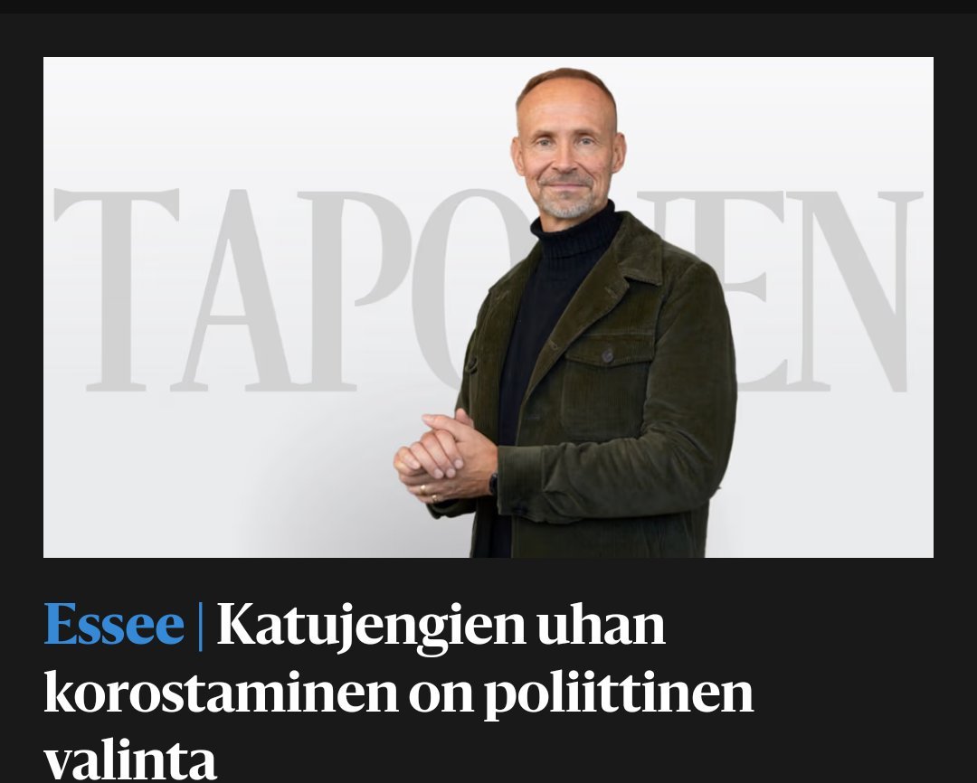 Vuosia siinä kestikin mutta vihdoin Keijon aisapari sai keijotuksensa läpi Hesariin ☺️ Sitä ennen hänen piti poistua näkyvästi ovet paukkuen Helsingin poliisista ja mainostaa poliittista viestintäkonsultointipalveluaan.

Kyllä järjestelmämme pitää huolta omistaan 🥰