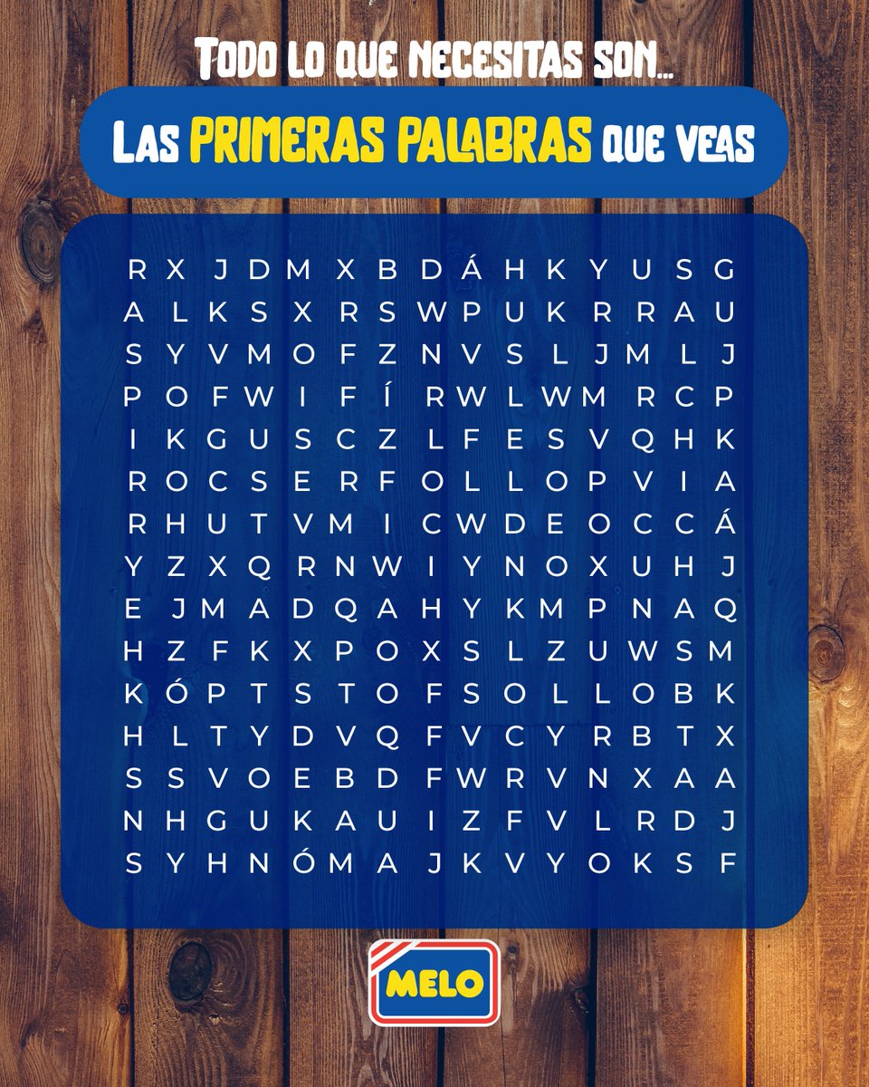 Las primeras palabras que veas en esta sopa de letras son todo lo que necesitas para preparar algo delicioso.

¡Compártelas en los comentarios! 👇