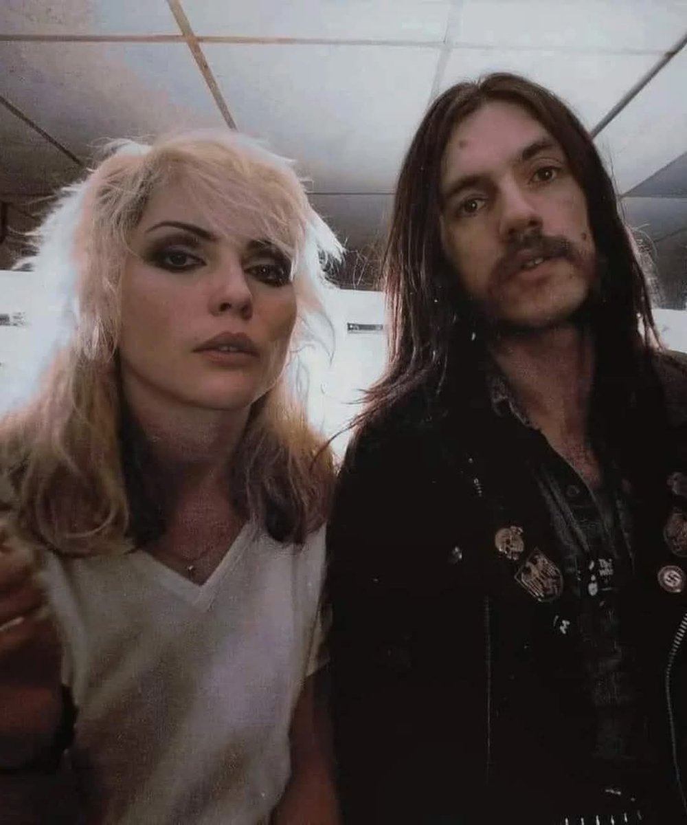 Debbie Harry &amp; Lemmy Kilmister 
🤘🤘🤘