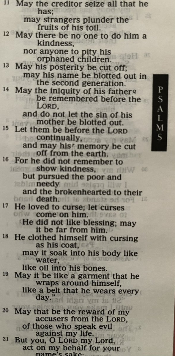 EmmaJoMo's tweet photo. Taking some comfort from the Psalms today. Good to know that throughout all of time, humans have always felt this way towards leaders that wish them harm. God lead my next steps. #kachurchchat https://t.co/haItmfs7NC