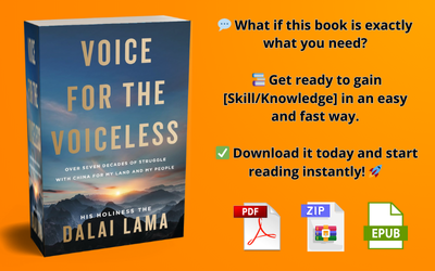 DigitalReadsX's tweet photo. 📚 What if YOU set the price? 🎉
I’m offering book  Voice for the Voiceless by Dalai Lama (Author) in PDF format at a flexible price! 💰✅
#voice, #voiceless, #decades, #struggle, #china, #land, #people, #dalai, #lama, #books, #pdf, #digital, #usa, #amazon, #price, https://t.co/vfXAlt778m