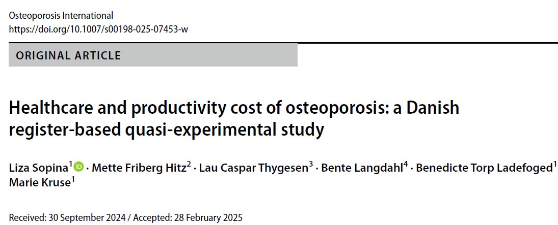 doctorneyro's tweet image. #Osteoporosis carries a pronounced economic burden for the #healthsystem and the individual. 

Resource allocative #decisions should consider whether implementing #strategies improving #prevention, #earlierdetection, and OP #management could be #efficient

link.springer.com/article/10.100…