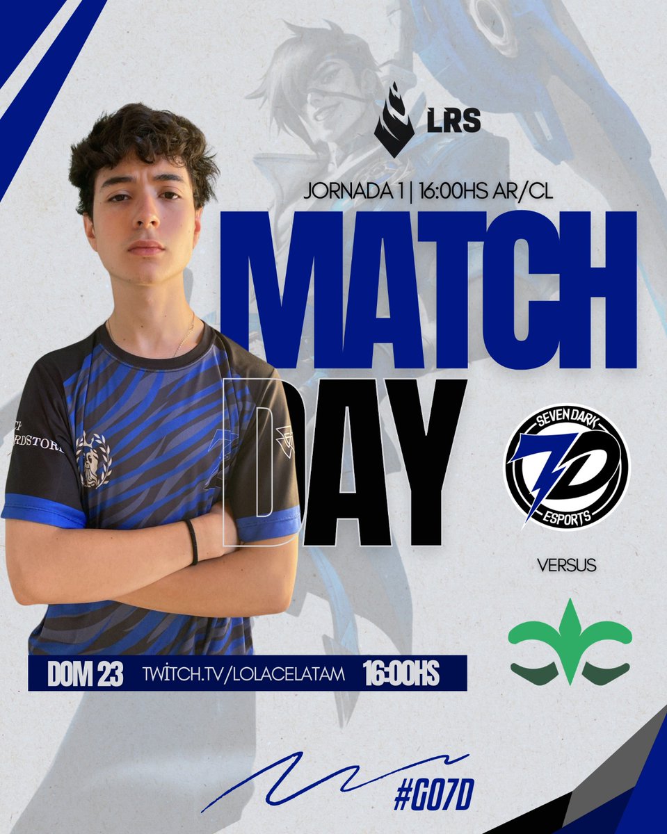 HOY: Debut en T2 contra un viejo conocido... 
Toca hacer valer la paternidad contra nuestro eterno hijo 😅 

🏆#LRS by <a href="/Lolacelatam/">Ligas regionales LATAM x ACE</a> 
🆚<a href="/TeamEvermeet/">Evermeet</a>
📺twitch.tv/lolacelatam
🕓16:00 🇦🇷🇨🇱

#GO7D👊