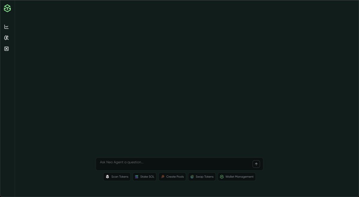 Agent Neo is live!

You can interact with Neo here 

ayo-protocol.app/dashboard/agen…

Currently you can use Agent Neo to: 
- Scan for tokens 
- Stake SOL through jupSOL
- Swap Tokens using Jupiter 
- Use the native language to gain more information about $AYO and DeFi on Solana.

Enjoy